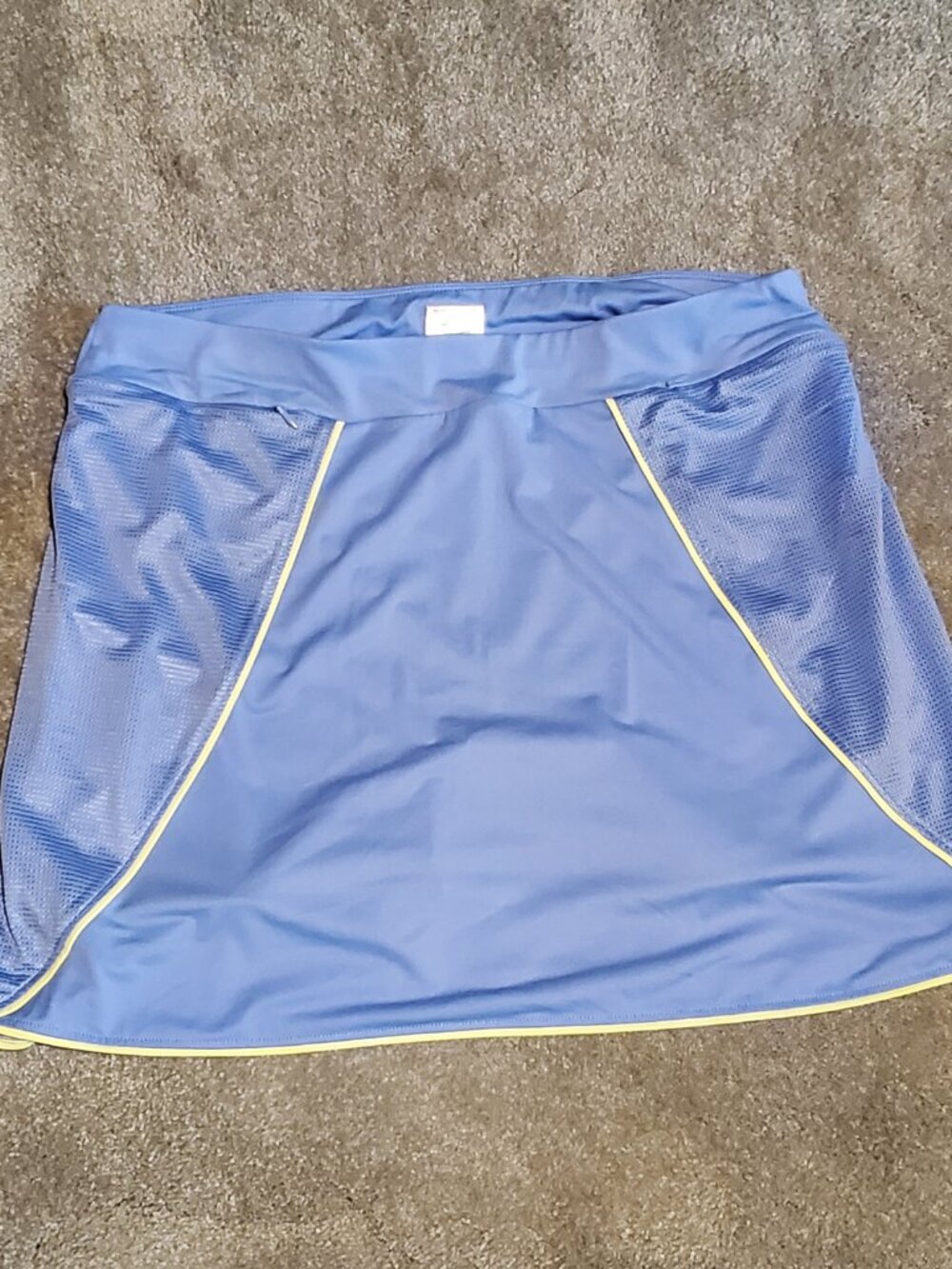Kate Lord Collection Performance Periwinkle Blue Medium Golf/Tennis Skort - Picture 2 of 9